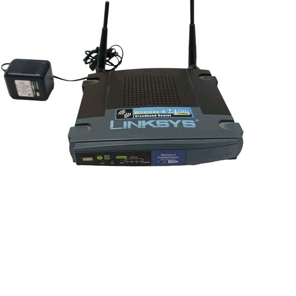 Linksys Wireless-G Broadband Router 2.4GHz 54Mbps Retro w Chord Vintage - Picture 4 of 10